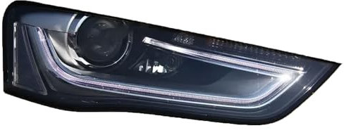 HhyY6LL Auto Scheinwerfer Folie,für Audi A4 B8 B9 2022 2020 8K 8W S4 RS4,Autoscheinwerfer-Schutzfolie Anti-Kratz-Folie Transparenter TPU-Aufkleber,Blackened