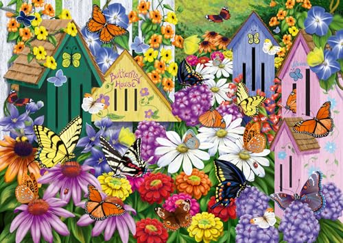 Wonder Forge Garden Neighbors 1000 Teile Puzzle für Erwachsene | Einzigartige, perfekt sitzende Teile | lustige, lebendige Bilder | Amazon Exclusive