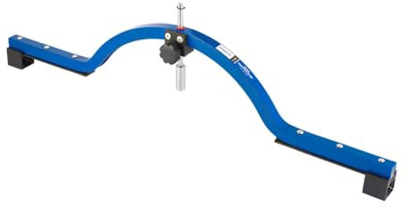 rockible Wheel Alignment Gauge Dishing Tool Maintaining Lightweight Road Bikes for 12 to 29 Wheels Professional Correction Tool, Blue