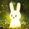 MEDE Baby Night Light Kids with 265 Colours Change & 3H Timer,Bunny Girls Baby Night Light Newborn Touch Night Lamp,Rechargeable Cute Lamp Toddler Night Light for Children Nursery Night Light Bedroom