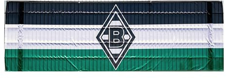 Borussia Mönchengladbach Banner Borussia 300x100cm | Offizieller Fanartikel Fohlenshop | Spannbanner mit Ösen | Gladbach Fanartikel