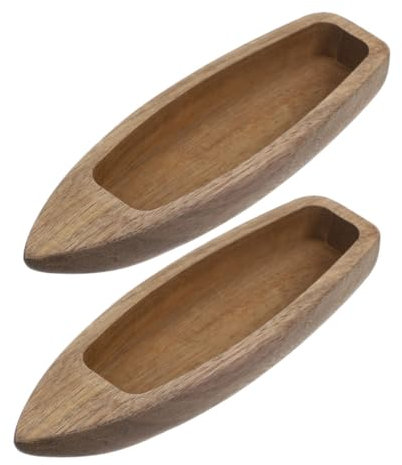 Levemolo 2stücke Unfertiges Holzboot Modell Dekoratives Segelboot Für Tisch Zuhause Für Deko Und Sammler Langlebig Natürlich Perfektes Für Freunde