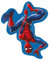 ILS I LOVE SHOPPING Cuscino 3D Shaped Sagomato peluche per Bambini in Poliestere con la Forma sagoma Personaggio (per SPIDERMAN)