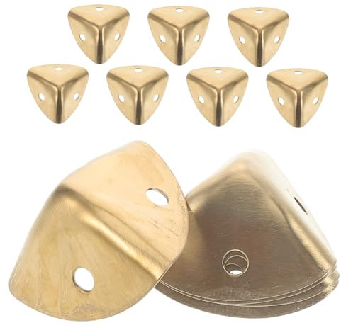 KITANDOVE 12 Stück Metall Eckenschutz Für Kisten Schutzecken Für Holzkisten Eckenschutz Für Aufbewahrungsboxen