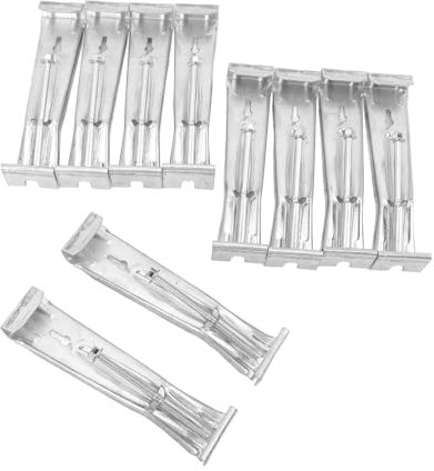 Heavy Duty Gutter Brackets Clips, 5 Inch Gutter Hangers with Pre Assembled Quick Screw Aluminum Gutter Brackets for Fixing Sagging Rain Gutters Rain Gutter BracketsHidden Gutter