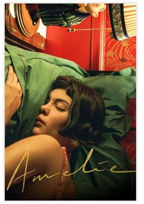 saedba Amelie Filmposter auf Leinwand, Poster, Schlafzimmer, Dekoration, Landschaft, Büro, Raumdekoration, Geschenk, 30 x 45 cm