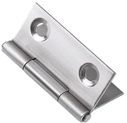 Stainless Steel Furniture Cabinet Door Hinges - 1-4 Inch Drawer Fitting Hardware Accessories(1.5in,10pcs)