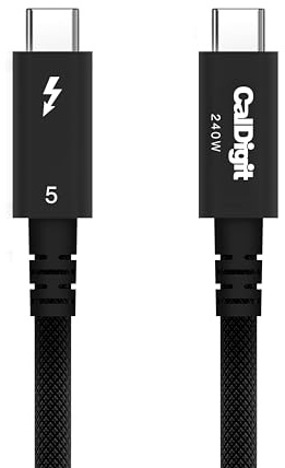CalDigit Cavo Thunderbolt 5 (USB‑C) Pro (0,5 m intrecciato)