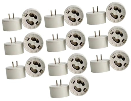 LeeQinersw Packung mit 10 Adaptern für MR16 GU10 Steckdosen.