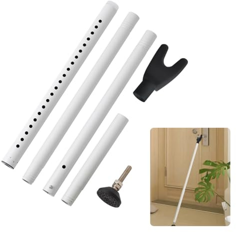 Barre de sécurité réglable, fenêtre haute performance, sécurité haute performance avec base antidérapante à 360 °, sécurité de porte de balcon réglable, protection anti-effraction
