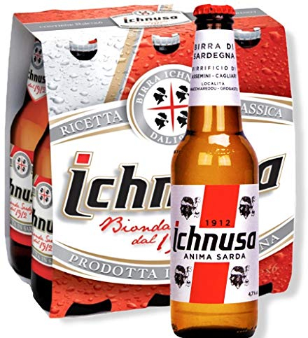 Birra Ichnusa 0,33 Lt (05 Flaschen) -Bier aus Sardinien
