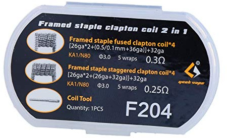 Geekvape N80 Framed Clapton Head 2 in 1 Set