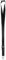 Karteo Schlüsselband schwarz mit Karabinerhaken und Sicherheitsverschluss [1 Stück] Lanyard mit Schnalle für Kartenhüllen Kartenhalter und Ausweise
