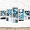 AmyGline DIY 5D Diamond Painting Set 5-Pictures Kombination Kits Diamant Malerei Kreuzstich Kristall Strass Stickerei Bilder Kunst Handwerk für Home Wall Decor 95X45
