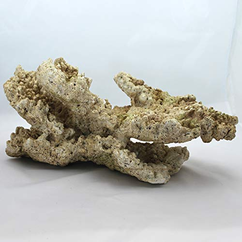 Riffgestein, 41 x 23,5 x 18 cm,Felsen Stein Nachbildung,Meerwasser Aquarium Deko