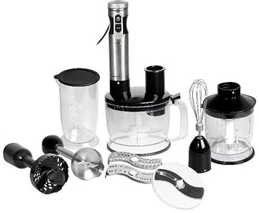 LAFE BZL001 Blender 0.7 L Immersion Blender Black Silver Transparent 1000 W