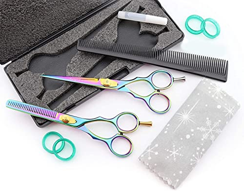 Friseurschere – Haryali Profi Haar schere set mit Effilierschere fur Haarstyling und Friseursalon