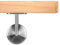 Handlauf Holzhandlauf VKT 42 x 42 mm Wandhandlauf Kiefer Halter rund 250 cm 3 Halter
