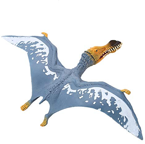 Blaue Anhanguera Dinosaurierfigur, Miniatursimulation Pterosauria Dinosaurier Modell Pädagogisches Spielzeug Dekorative Sammlung für Kinder Paläontologie Aufklärung