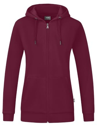JAKO Corporate Teamwear Kapuzenjacke Organic – Sweatjacke für Damen aus weicher Baumwolle, 60°C waschbar & formstabil, ideal für Beruf & Freizeit