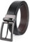 Sunya Gürtel Herren Braun und Schwarz. Wendegürtel Beidseitige Nutzung 3.3cm Breit. Herren Ledergürtel für Business Anzug, Jeansgürtel für Männer. Inklusive Geschenkbox
