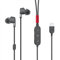 Lenovo Go USB-C In-Ear-Kopfhörer mit aktiver Geräuschunterdrückung, Sturmgrau, Computerzertifiziert, leicht und tragbar, getrenntes Mikrofon, USB-C Digital-Audio