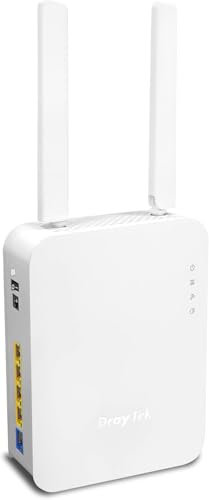 DrayTek Vigor 2135AX Router, WiFi 6 Dual Band Gigabit Ethernet FTTP, 4 x Gigabit LAN Ports, Load Balancing, QOS, IPv6 and IPv4 Compatible, Ideal For Gaming/Prosumer Low Latency Streaming