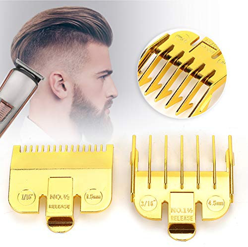 Haarschneidemaschine Aufsätze,Clipper Guards,Anzahl Und Metall 2,4 Mm Nr. 1 2 Was Designer-Leitfaden Coupehair