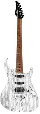 Vola E-Gitarre OZ RV ROA MC V3 Sand Blast White Matte Handgefertigt in Japan Hals aus geröstetem Ahorn Gotoh-Brücke Gotoh Locking Tuner 6 Zeichenfolgen Modern C Für alle Niveaus