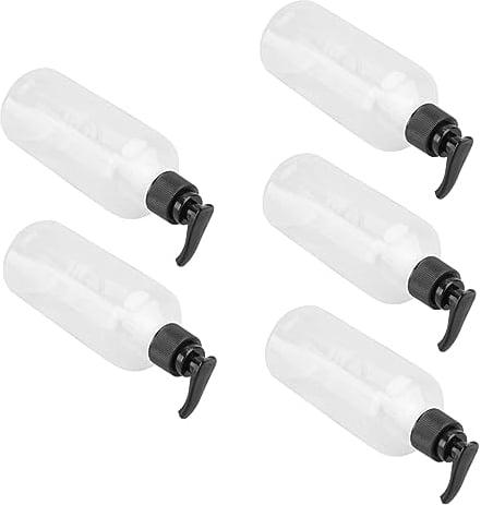 MAGICLULU 10 Pezzi bottiglia della pompa della pressa fitness bagnoschiuma bottiglie da viaggio flaconi di shampoo contenitori lozione contenitore per gel doccia automatico distributore
