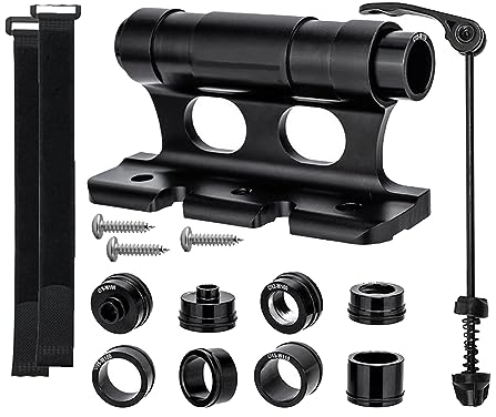 Pojedehy Bicycle Rack Road Bike Carrier Front Fork Quick Release Fixed Clip Parking Rack Bracket Easy Install