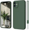 ElestBela iPhone 11 Hülle Silikon, Ultra Dünn Slim mit Microfiber, Kratzfeste Rundumschutz Case Schutzhülle für iPhone 11 6.1'' Grün