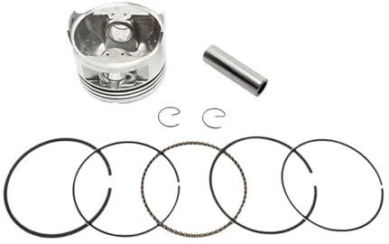 MuziZy Kit de bagues de Piston for Cylindre de Moto, 63.5MM, Manchon de Piston, Anneau de Piston, Compatible avec Lifan Zongshen CG200CC