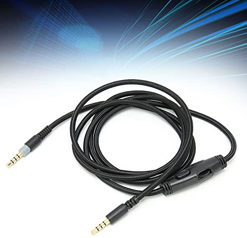 EIMSOAH Kabel Audio Hyperx Cloud,Clarity Sound Quality Kopfhörerkabel 3,5mm Stecker auf Stecker Audiokabel,Hyperx Kabel Ersatzkabel mit Lautstärkeregler für HyperX Cloud