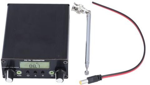 Transmetteur Stéréo FM DC12V, en Alliage D'aluminium, Mini Station de Radio Stéréo pour Cinémas et églises en Plein Air