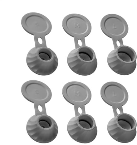 Nbbwwu Upside Down Bottle Dispenser Cap - Bottle Emptying Lid Practical Leak-Proof Inverted Cap,Shower Gel Bottle Cap Cover Bottle Lid Replacement with 3 Sizes for Shampoo Condiments