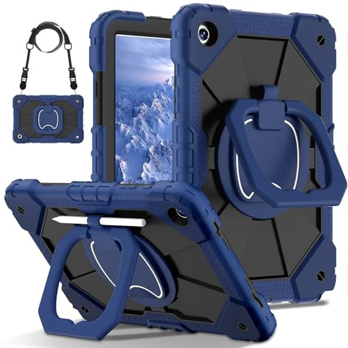 Custodia per tablet PC Tablet Case Compatible with Samsung Galaxy Tab A9 plus 11-Inch 2023 (SM-X216B),Heavy Duty Shockproof Rugged Hard Back Cover with Kicktand for Tab A9 plus 11-Inch 2023 (SM-X216B)