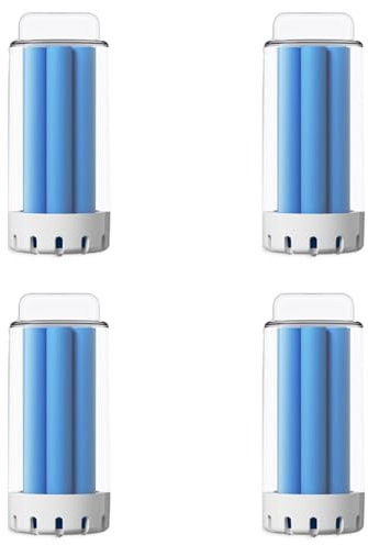 ECOVACS Lot de 4 nettoyeurs de sol solides compatibles avec Ecovacs Deebot N30 OMNI/N30 PRO OMNI DSC060002 Détergent solide bleu, accessoires de rechange pour aspirateur robot