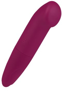 EIS, Minivibrator, Vibrator mit abgeflachter Spitze, 12 cm, intensive Vibration, ideal für unterwegs, gleitfreudiges Material