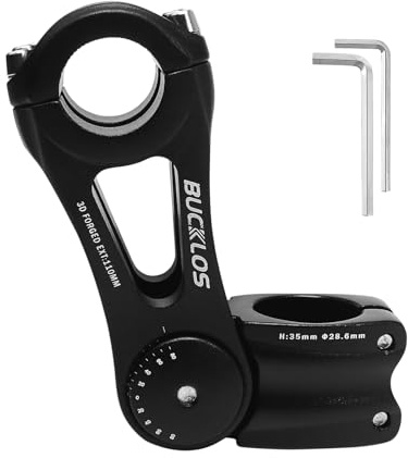 AEYINO Fahrradlenker Vorbau 25.4 * 110mm, Lenkererhöhung Fahrrad Für MTB