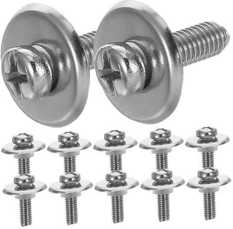 Toyvian 40 Sätze Topfdeckelschrauben und Hitzebeständige Silikon dichtungen mit Edelstahl unterlegscheiben Universeller Ersatz für Topfdeckelgriff und Wok griffbefestigung Küchenzubehör