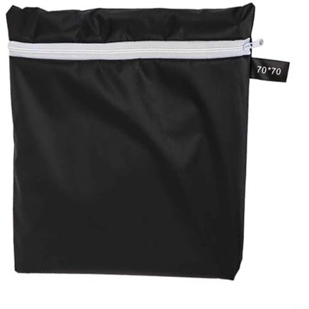 Kugelgrill Abdeckhaube, 70 x 70cm Wasserdicht Oxford Tuch Runde Grillabdeckung mit Riemen für Weber 57cm und Andere Kugelgrills