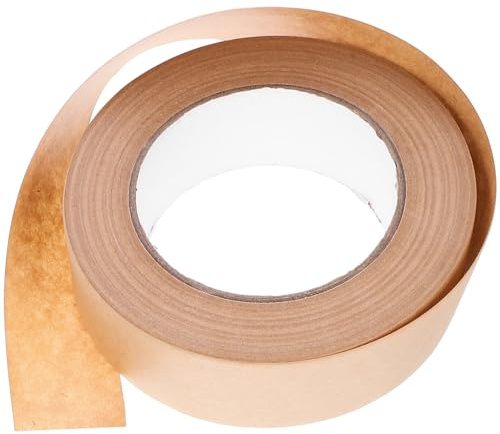 BUTIFULSIC Ruban Adhésif Activé par L'eau pour L'encadrement, Papier Beige, Fixation Forte, pour Aquarelle et Cadres