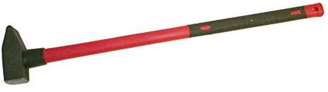 Vorschlaghammer 3 KG Hammer 3000 G Schlosserhammer Rot