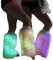 Light up Fluffy Legwarmers Girls Womens Festival Party Dancing Accessories LED Soft Clothing