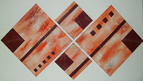 Tanz im Regen Acrylbild mit Struktur 4-teilig