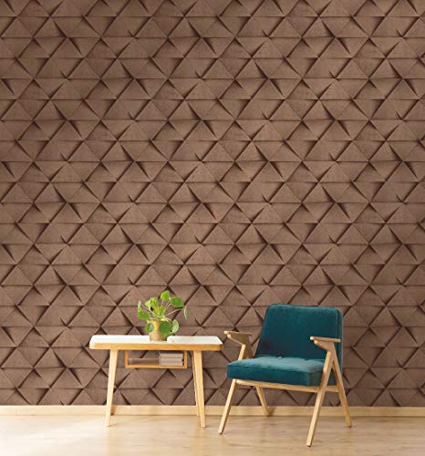Fine Décor 3D Triangle Stone Copper, One Size