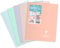 Clairefontaine 951481C - Heft Koverbook Blush 17x22 cm, 48 Blatt 90g, französische Lineatur Seyés, zweifarbiger Einband aus blickdichtem Polypropylen, farbig sortiert, 1 Stück