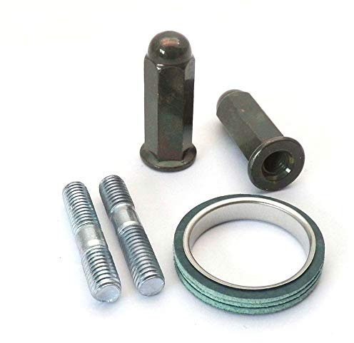XIOSOIAHOU Segment de Piston Scooter Silencieux d'échappement Moto Chinois Scooters Goujons d'échappement Noix Joint de Joint gy6 50cc 125cc 150cc qmb139 Moto