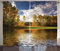 LKCD Verdunkelungsvorhang Für Kinderzimmer - Ländlicher Wald Birke Sonniger See 280X260Cm Thermovorhang, Blickdichter Vorhang Mit Schlaufen, 2Er-Set Gardinen, Blickdicht